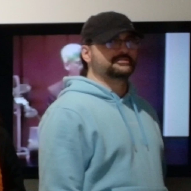 Source photograph of James Malzahn in contemporary clothing